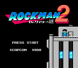 Rockman 2 SP Title Screen